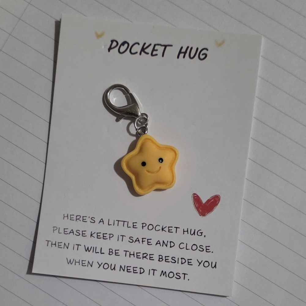4/$20 Yellow Star Key/Bag Charm
